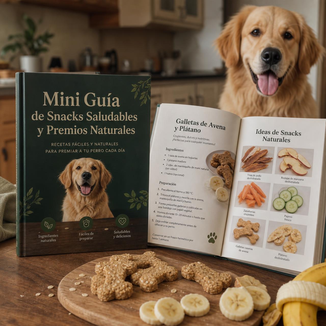 Mini Guía de Snacks Saludables y Premios Naturales para perros